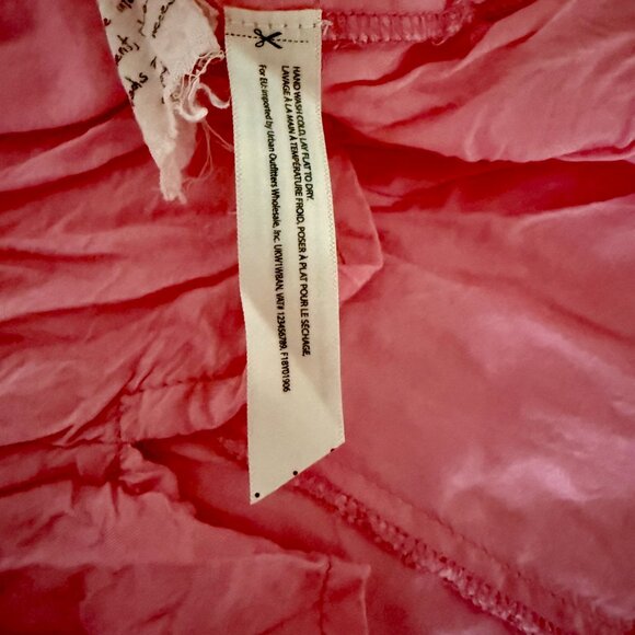 Free People Verona Lace Crochet, Cotton Mini Dress - Pink - Size Small - Picture 11 of 13